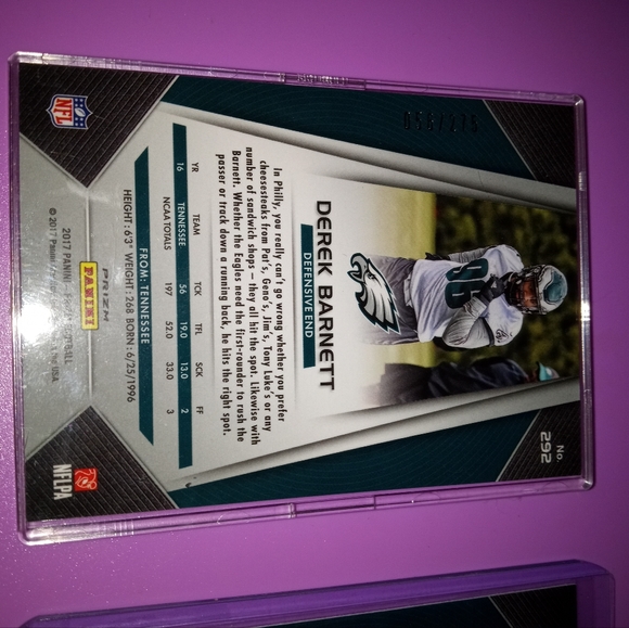 2017 prizm rookies of Derrick Barnnett - Picture 6 of 8
